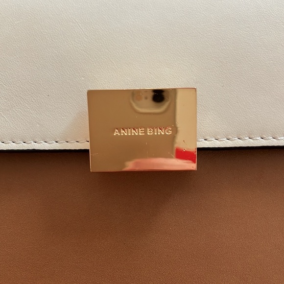 ANINE BING Mini Felix Bag Camel Colorblock - Picture 12 of 15